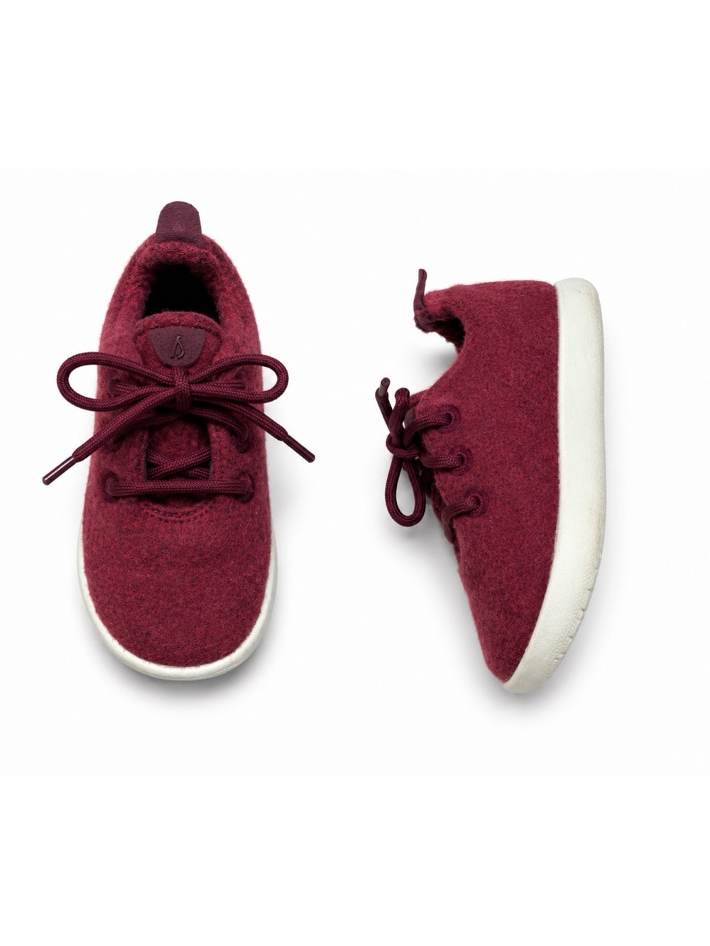 Allbirds Smallbirds Wool Runner Toddler Sneakers Burgundy Merino Wool Toddler 7